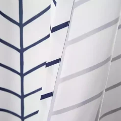 Kirklands Home Navy Chevron 2-pc. Panel Curtain Set, 84 in. Outlet