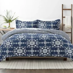 Kirklands Home Navy Daisy Medallion Twin 3-pc. Comforter Set Blue Clearance