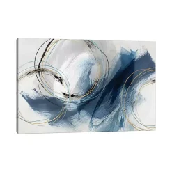 Kirklands Home Navy Detour Canvas Art Print Outlet