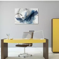 Kirklands Home Navy Detour Canvas Art Print Outlet