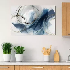 Kirklands Home Navy Detour Canvas Art Print Outlet