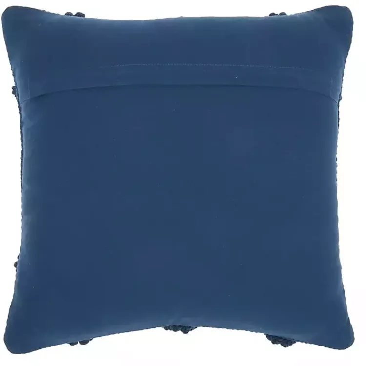 Pillows>Kirklands Home Navy Diamond Lattice Throw Pillow Blue