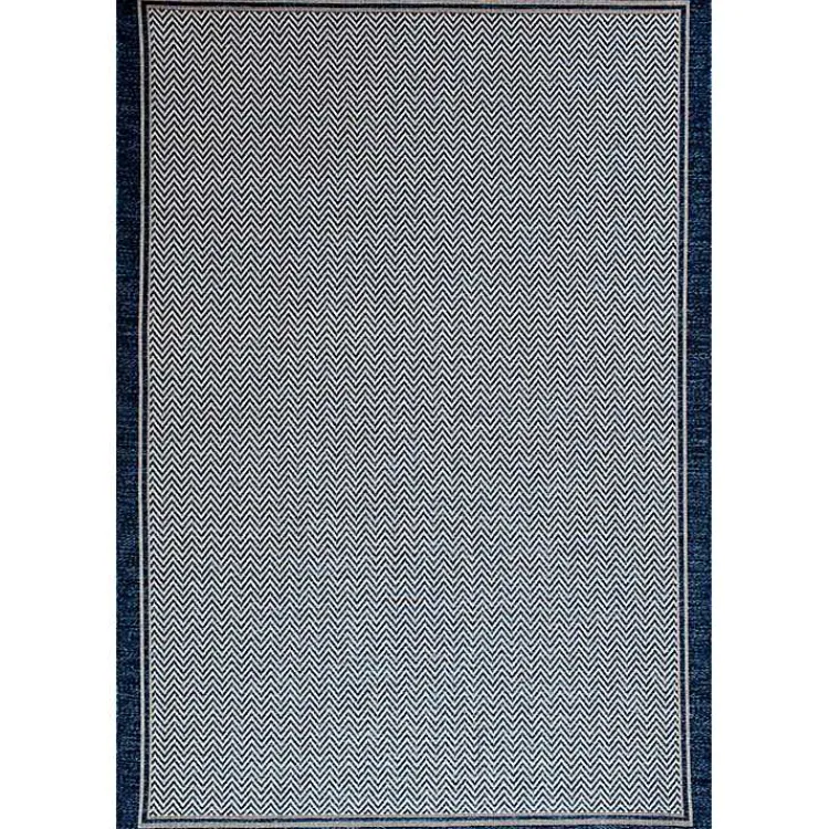 Kirklands Home Navy Dunedin Indoor/Outdoor Area Rug, 7x9 Blue Sale