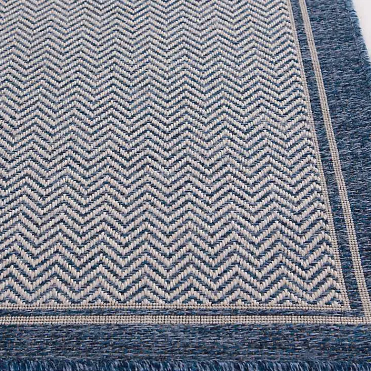 Kirklands Home Navy Dunedin Indoor/Outdoor Area Rug, 7x9 Blue Sale