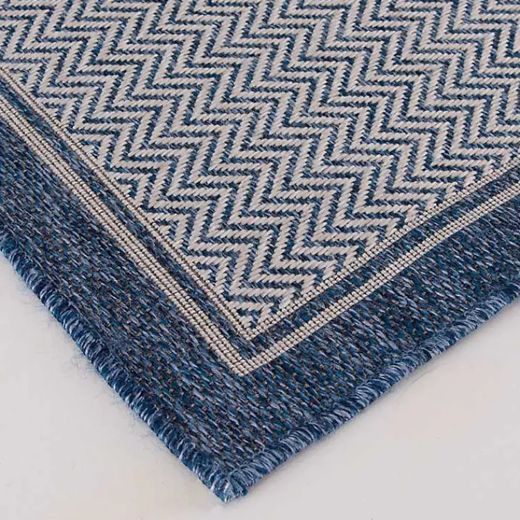 Kirklands Home Navy Dunedin Indoor/Outdoor Area Rug, 7x9 Blue Sale