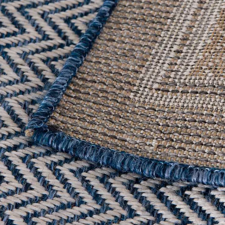 Kirklands Home Navy Dunedin Indoor/Outdoor Area Rug, 7x9 Blue Sale