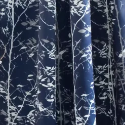 Kirklands Home Navy Forest Curtain Panel Set, 95 in. Blue Sale