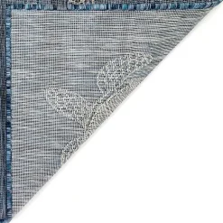 Kirklands Home Navy Harrison Turtle Indoor/Outdoor Area Rug, 4x7 Blue Clearance