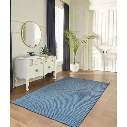 Kirklands Home Navy Intertwine Indoor/Outdoor Area Rug, 6x9 Blue Online