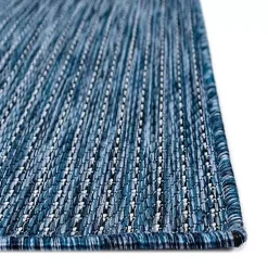 Kirklands Home Navy Intertwine Indoor/Outdoor Area Rug, 7x9 Blue Sale