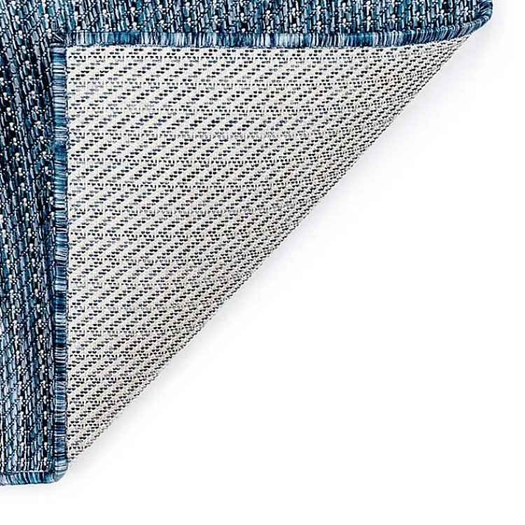 Kirklands Home Navy Intertwine Indoor/Outdoor Area Rug, 7x9 Blue Sale