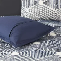 Kirklands Home Navy Jacquard 3-pc. California King Comforter Set Clearance