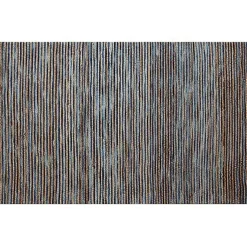 Kirklands Home Navy Jute and Wool Woven Area Rug, 5x8