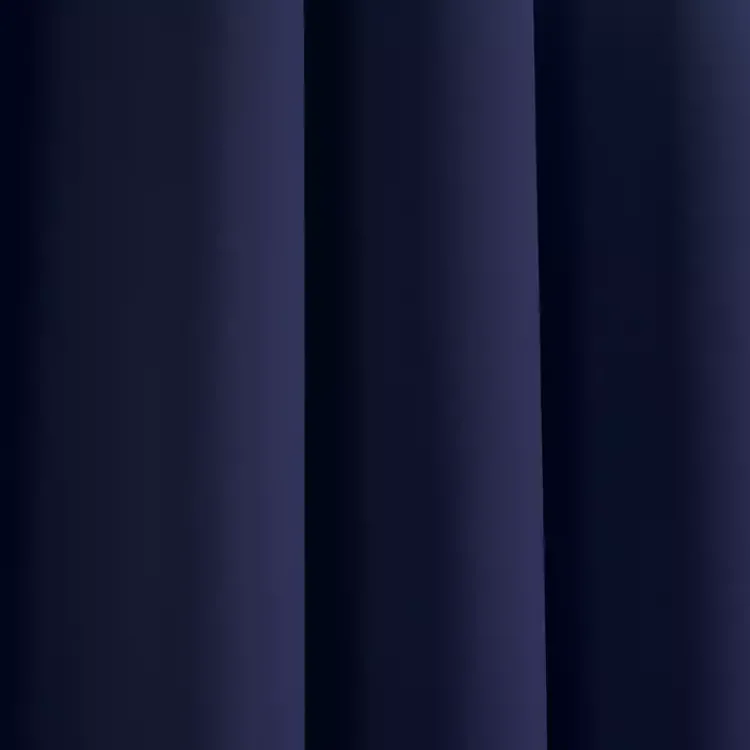 Kirklands Home Navy Knotted Curtain Panel Set, 84 in. Blue Best