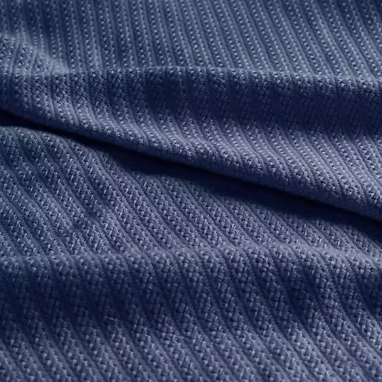 Blankets & Throws>Kirklands Home Navy Liquid Cotton Full/Queen Blanket Blue