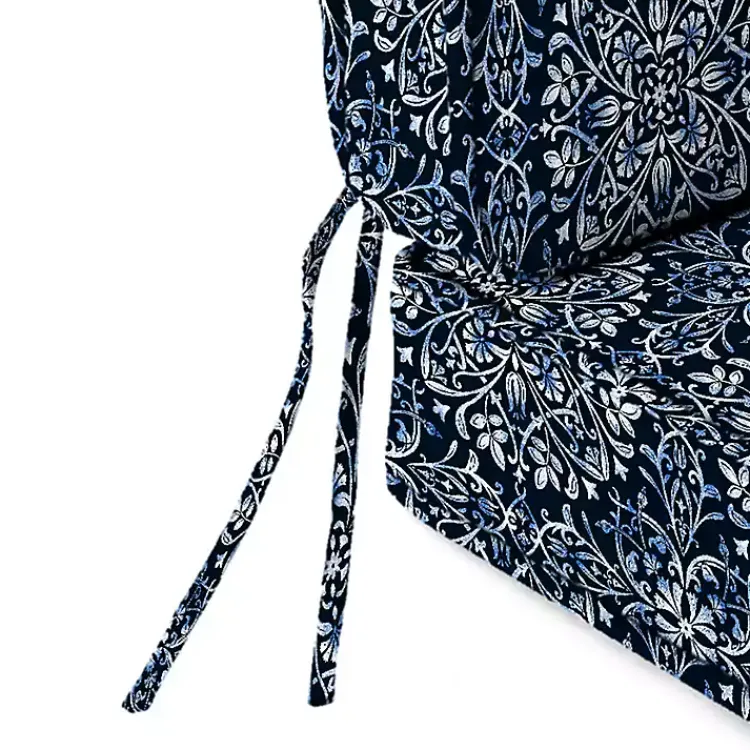 Kirklands Home Navy Medallion Outdoor Deep Seat Cushion Blue Online