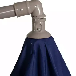 Kirklands Home Navy Offset Hand Crank Outdoor Umbrella Online