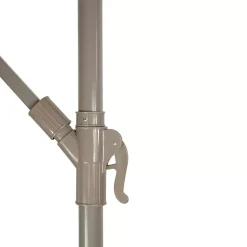 Kirklands Home Navy Offset Hand Crank Outdoor Umbrella Online