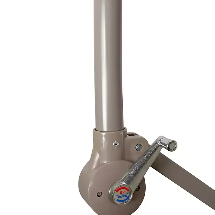 Kirklands Home Navy Offset Hand Crank Outdoor Umbrella Online