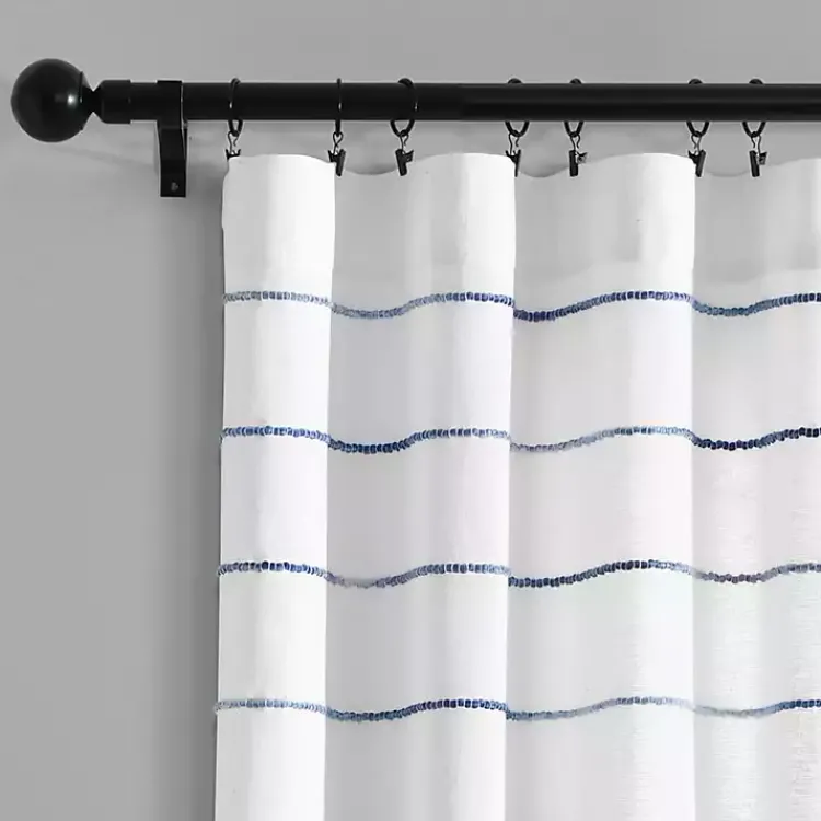 Kirklands Home Navy Ombre Stripe Curtain Panel Set, 95 in. Best