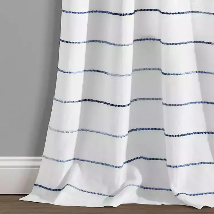 Kirklands Home Navy Ombre Stripe Curtain Panel Set, 95 in. Best