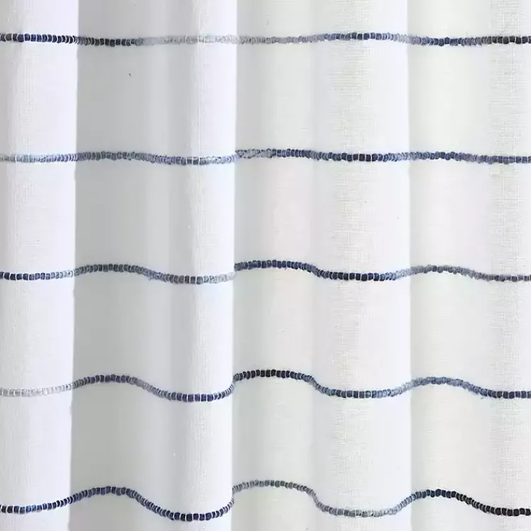 Kirklands Home Navy Ombre Stripe Curtain Panel Set, 95 in. Best
