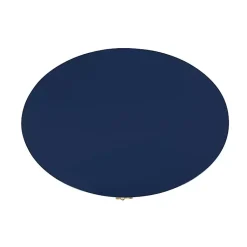 Kirklands Home Navy Oval Decklyn Accent Table Blue