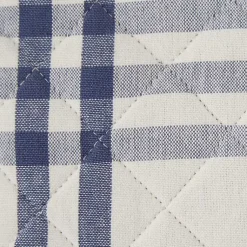 Kirklands Home Navy Plaid Eat Drink Enjoy 4-pc. Dish Towel Set Online