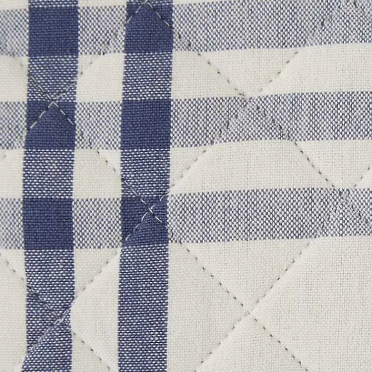 Kirklands Home Navy Plaid Eat Drink Enjoy 4-pc. Dish Towel Set Online