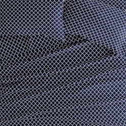 Kirklands Home Navy Quatrefoil 4-pc. King Sheet Set Blue Discount