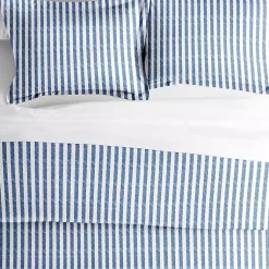 Kirklands Home Navy Rugged Stripe 2-pc. Twin Duvet Cover Set Best