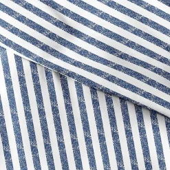 Kirklands Home Navy Rugged Stripe 2-pc. Twin Duvet Cover Set Best