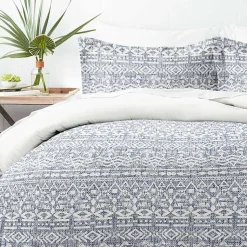 Kirklands Home Navy Rustic 3-pc. King Duvet Cover Set Best