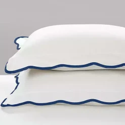 Kirklands Home Navy Scalloped Edge 3-pc. Full/Queen Comforter Set Clearance
