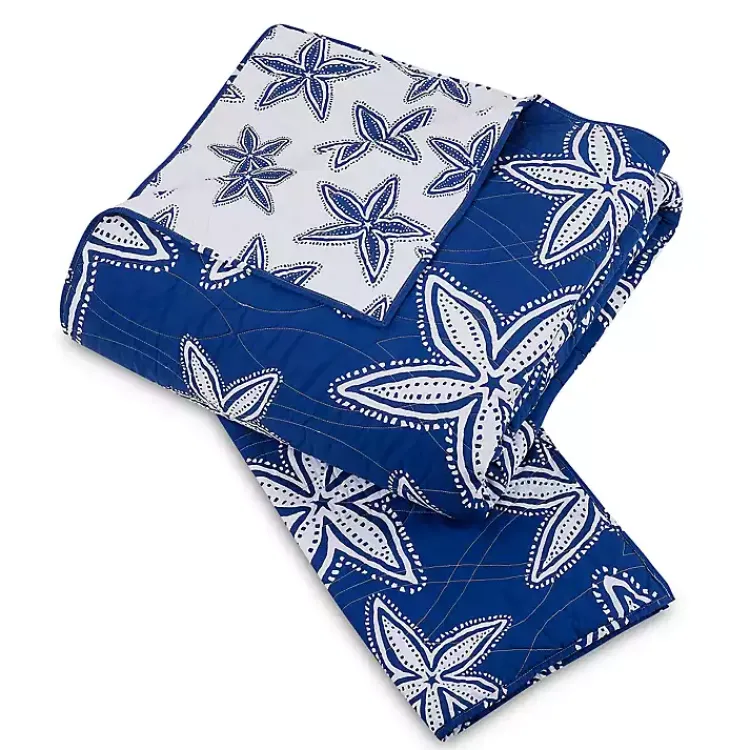 Kirklands Home Navy Sea Star 2-pc. Twin Quilt Set Online