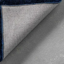 Kirklands Home Navy Shag Washable Area Rug, 5x8 Blue Discount