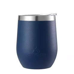 Kirklands Home Navy Stainless Steel Wine Tumbler Blue Hot