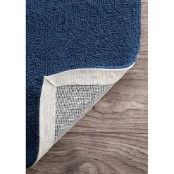 Kirklands Home Navy Starfish Hooked Indoor/Outdoor Area Rug, 7x9 Clearance