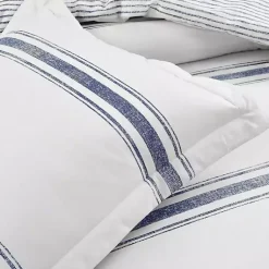 Kirklands Home Navy Stripe 3-pc. Full/Queen Comforter Set Discount