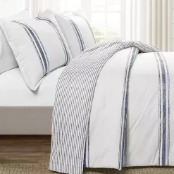 Kirklands Home Navy Stripe 3-pc. King Comforter Set Hot