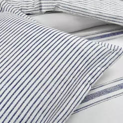 Kirklands Home Navy Stripe 3-pc. King Comforter Set Hot
