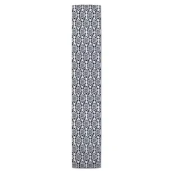 Kirklands Home Navy Succulent Pattern Table Runner Clearance