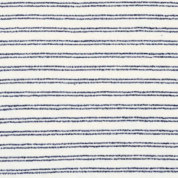 Pillows>Kirklands Home Navy Thin Woven Stripe Tassel Pillow