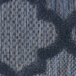 Kirklands Home Navy Trellis Indoor/Outdoor Area Rug, 5x7 Blue Discount