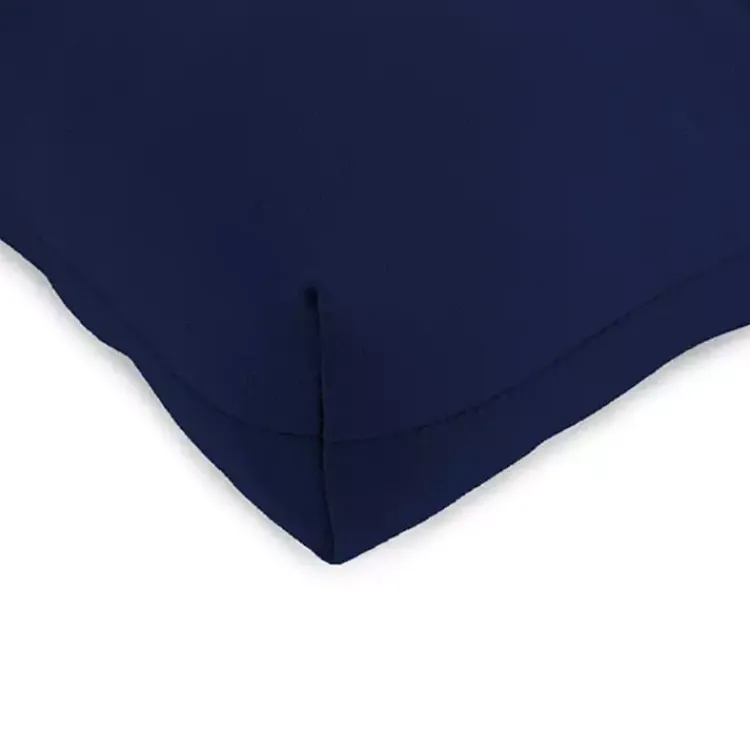 Kirklands Home Navy Tufted Outdoor Chair Cushions, Set of 2 Blue Sale