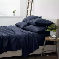 Kirklands Home Navy Ultra Soft 6-pc. California King Sheet Set Blue Outlet