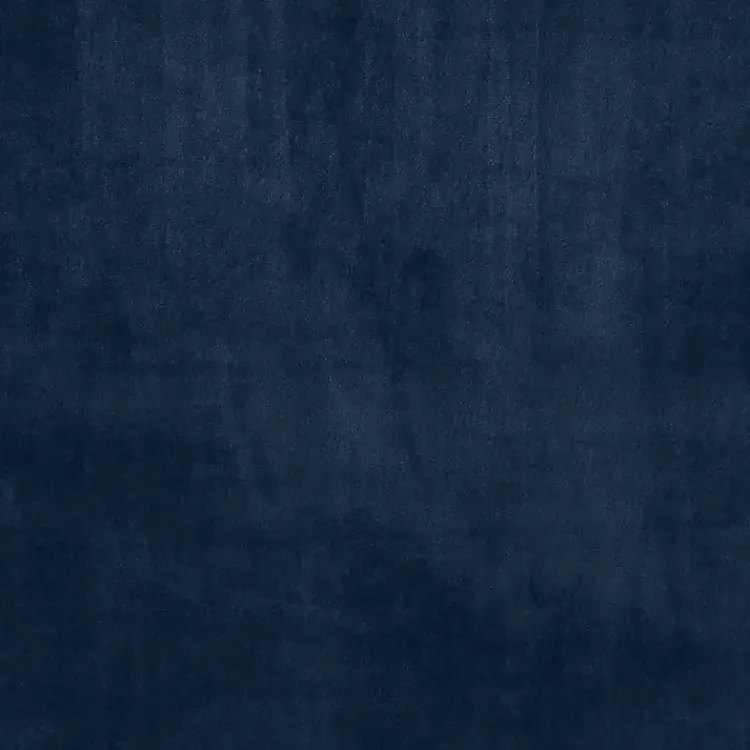 Kirklands Home Navy Velvet Greta Curtain Panel Set, 84 in. Blue Discount