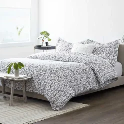 Kirklands Home Navy Vines 3-pc. King Duvet Cover Set Discount