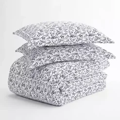 Kirklands Home Navy Vines 3-pc. King Duvet Cover Set Discount