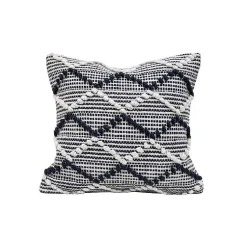 Kirklands Home Navy Waves Outdoor Pillow Clearance